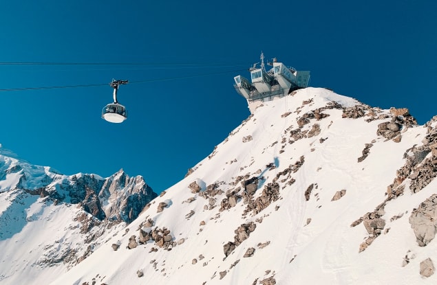 Punta Helbronner, Monte Bianco